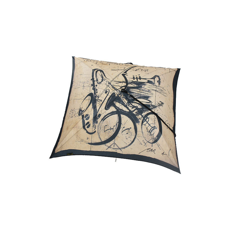 Parapluie Delos carré musique jazz