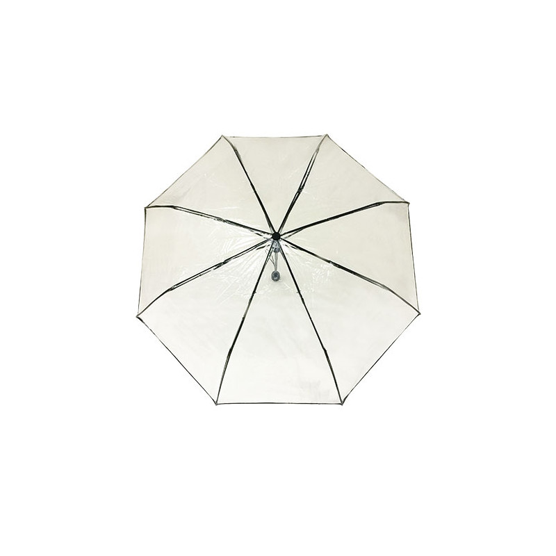 Petit parapluie pliant transparent automatique