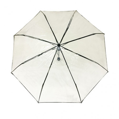 Petit parapluie pliant transparent automatique