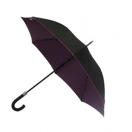 Parapluie résistant au vent noir et violet