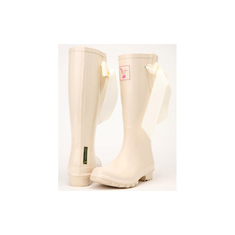 Botte de pluie pour mariée