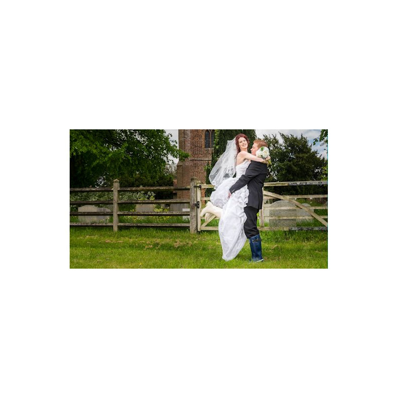 Botte de pluie pour mariée