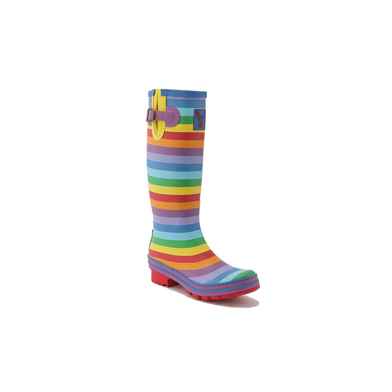 Botte de pluie femme rainbow