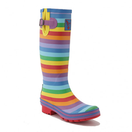 Botte de pluie femme rainbow