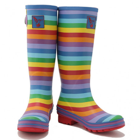 Botte de pluie femme rainbow