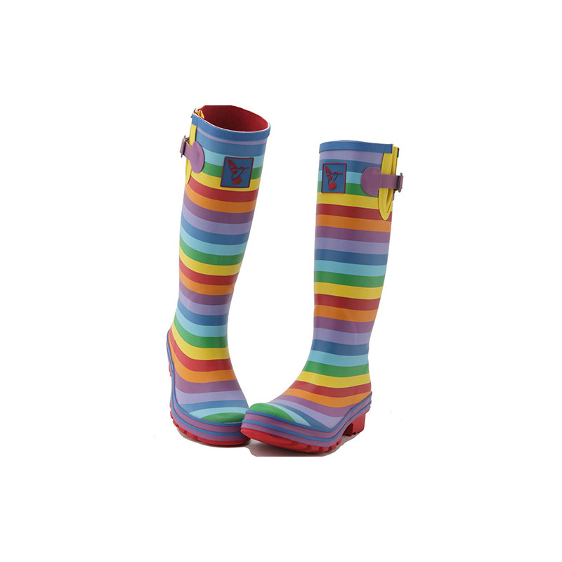 Botte de pluie femme rainbow
