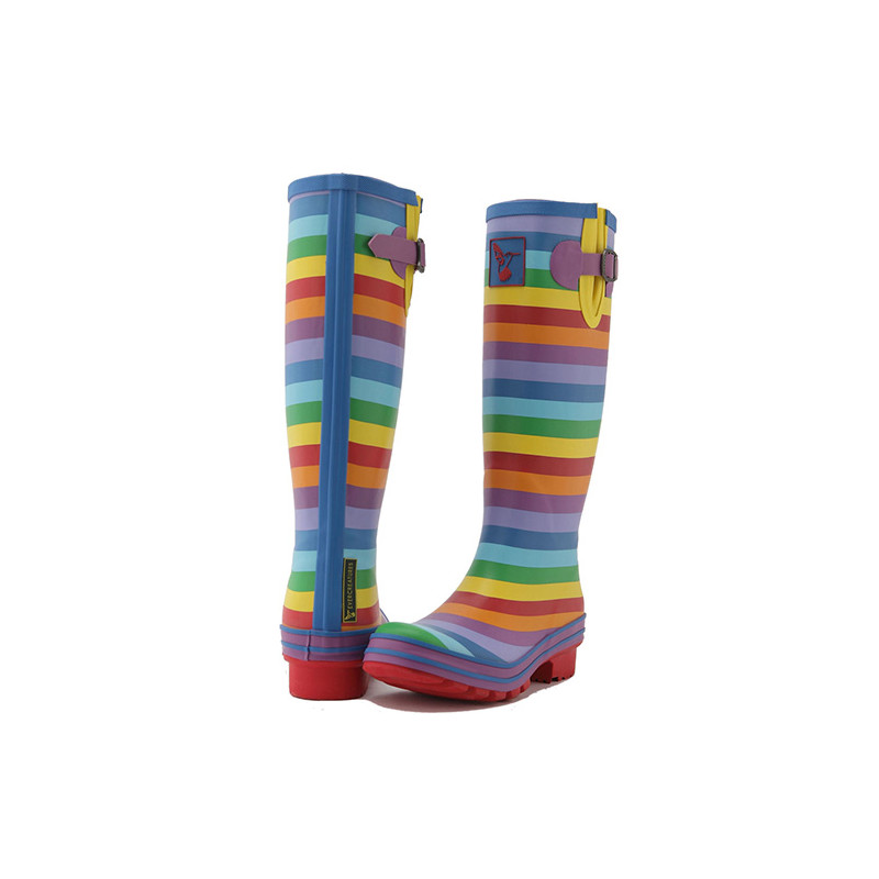 Botte de pluie femme rainbow