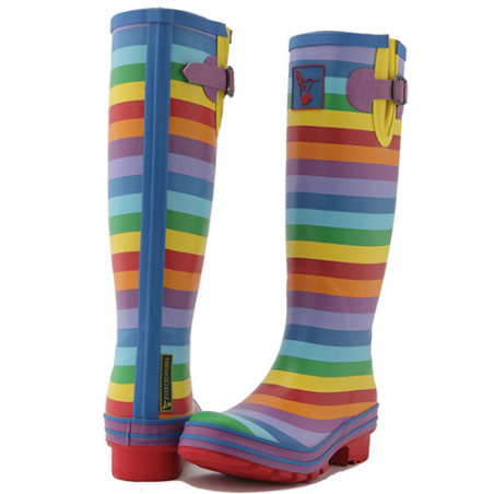 Botte de pluie femme rainbow