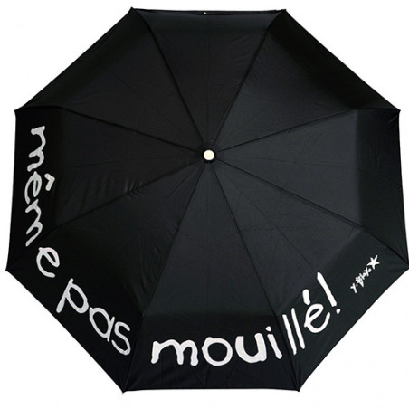 Parapluie pliant noir fantaisie