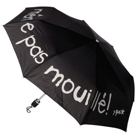 Parapluie pliant noir fantaisie