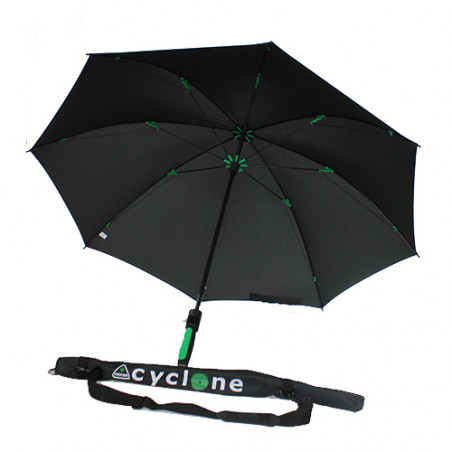 Parapluie cyclone noir Fulton