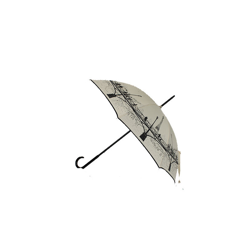 Parapluie long les ponts de Paris ivoire
