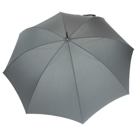 Parapluie noir poignée bambou