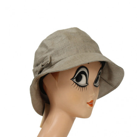 Chapeau de pluie couleur lin beige