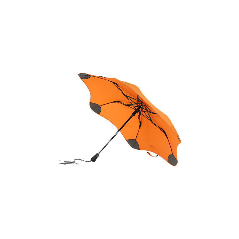 Parapluie anti vent pliant orange