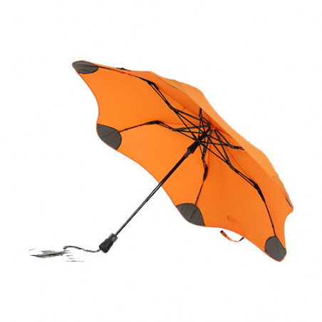 Parapluie anti vent pliant orange