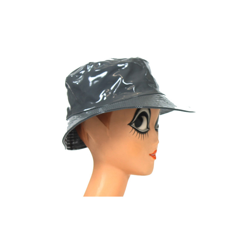 Bob de pluie gris pour femme 