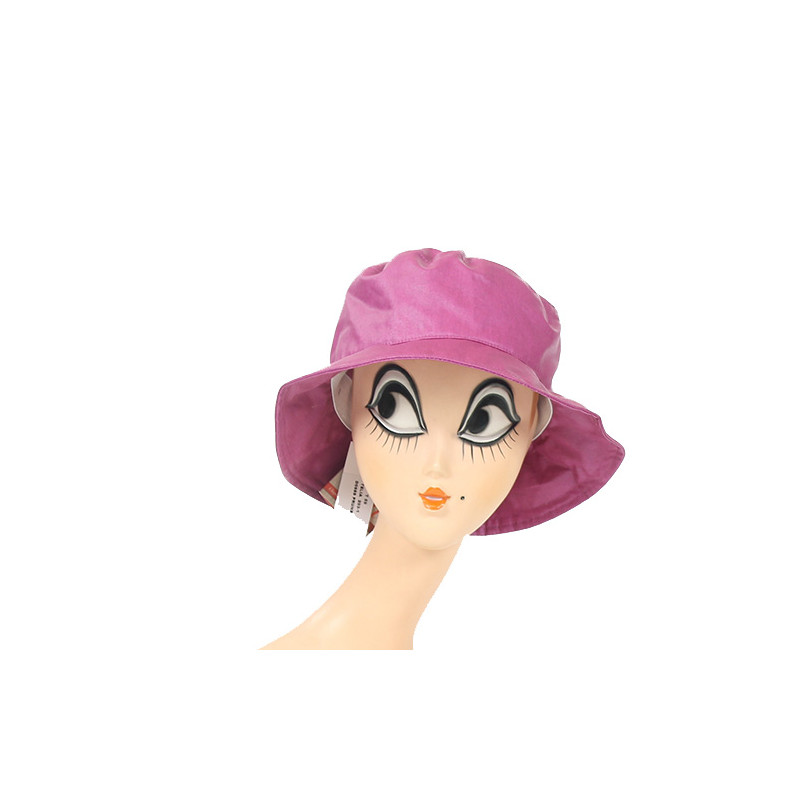 Chapeau de pluie couleur prune pour femme
