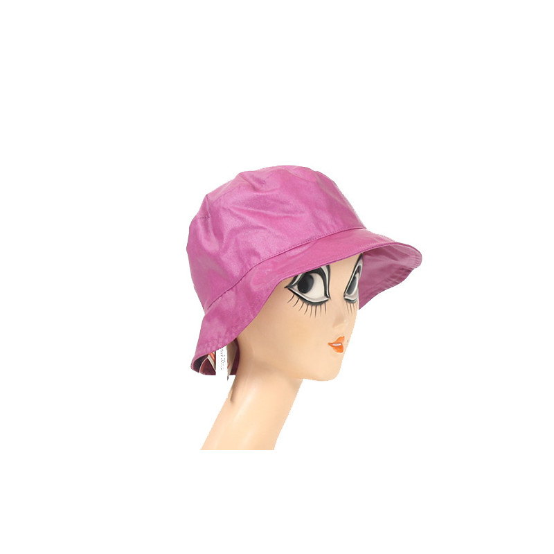 Chapeau de pluie couleur prune pour femme