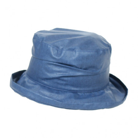 Chapeau de pluie femme bleu marine