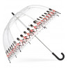 Parapluie transparent anglais pour garcon anglais