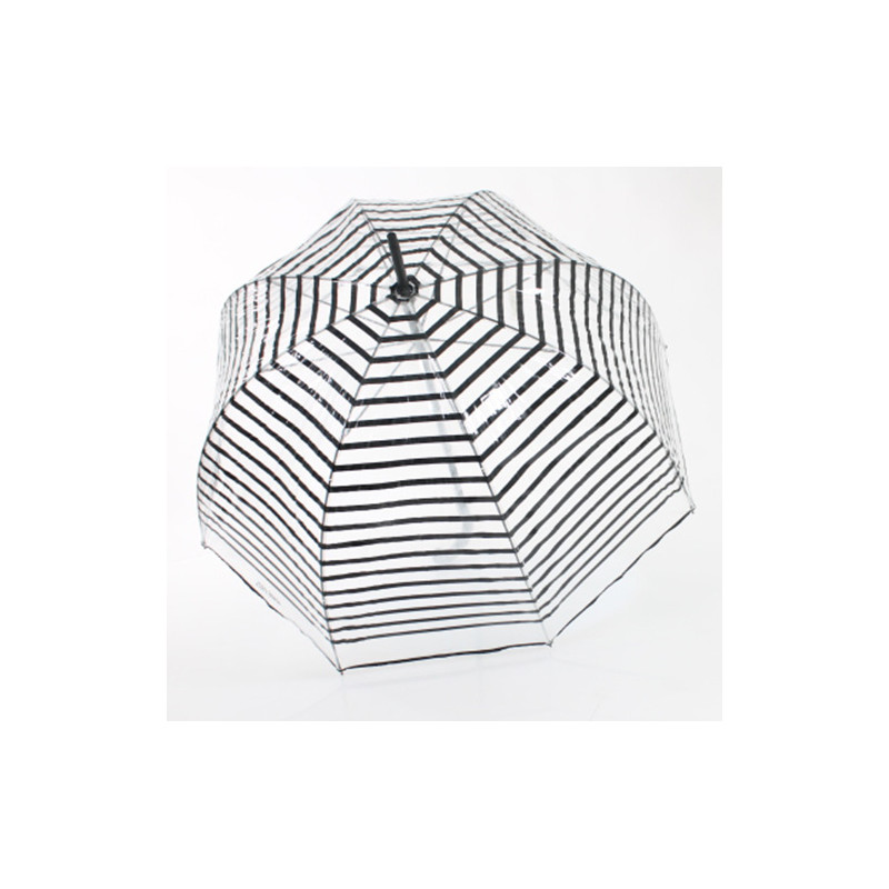 Parapluie cloche transparent rayé JP Gaultier