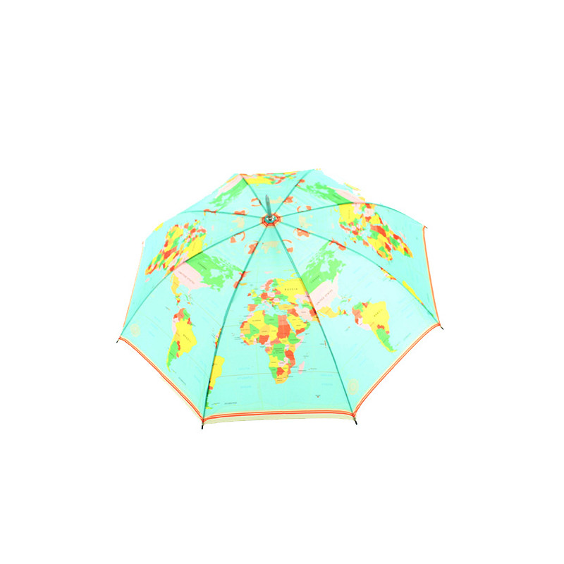 Parapluie vintage carte du monde