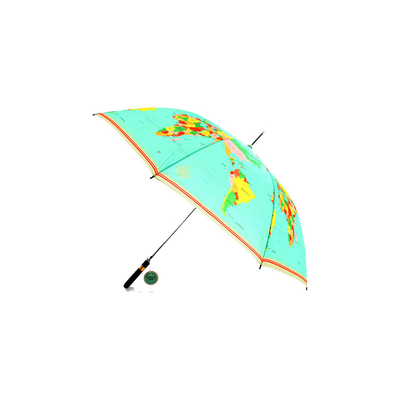 Parapluie vintage carte du monde