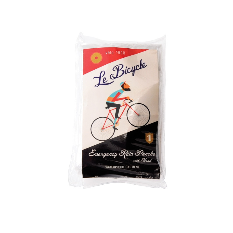 Poncho transparent jetable le bicycle Poncho transparent jetable le bicycle
