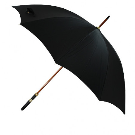 Parapluie homme poignée en cuir