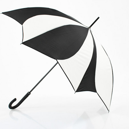 Parapluie original Pierre Cardin Sunflowers blanc et noir