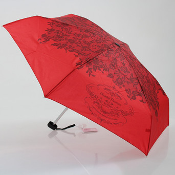 Broche Rétro Chantal THOMASS Parapluie Avec Pampille Rhodié Doré Or Fin - Modèle 529