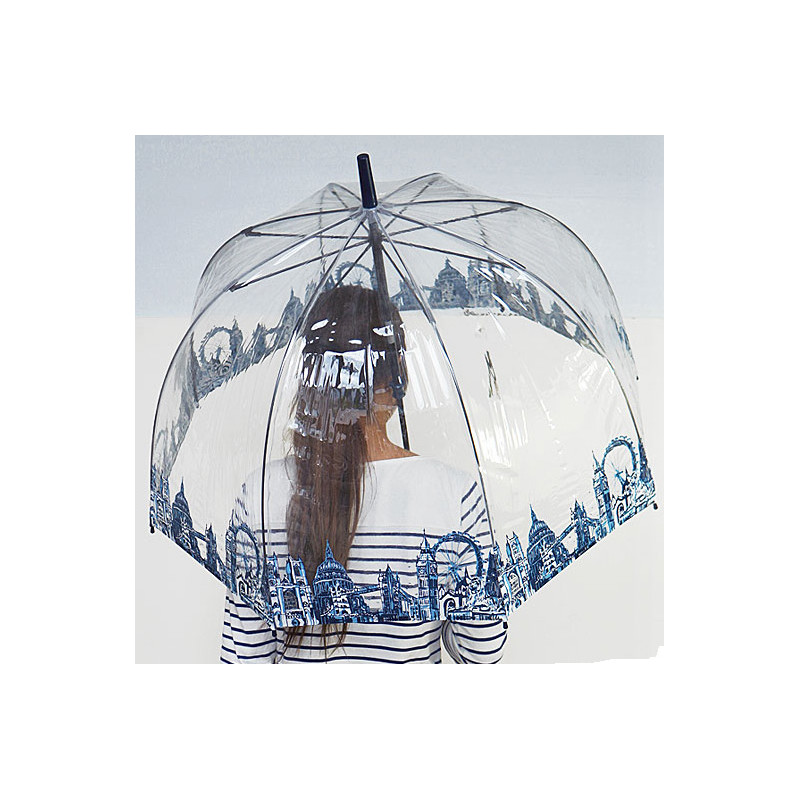 Parapluie transparent cloche London par Fulton