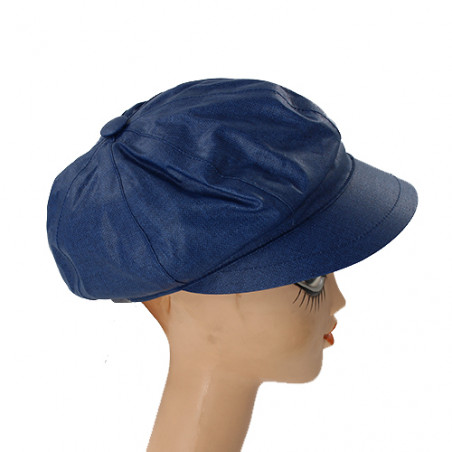 Casquette de pluie bleu marine femme