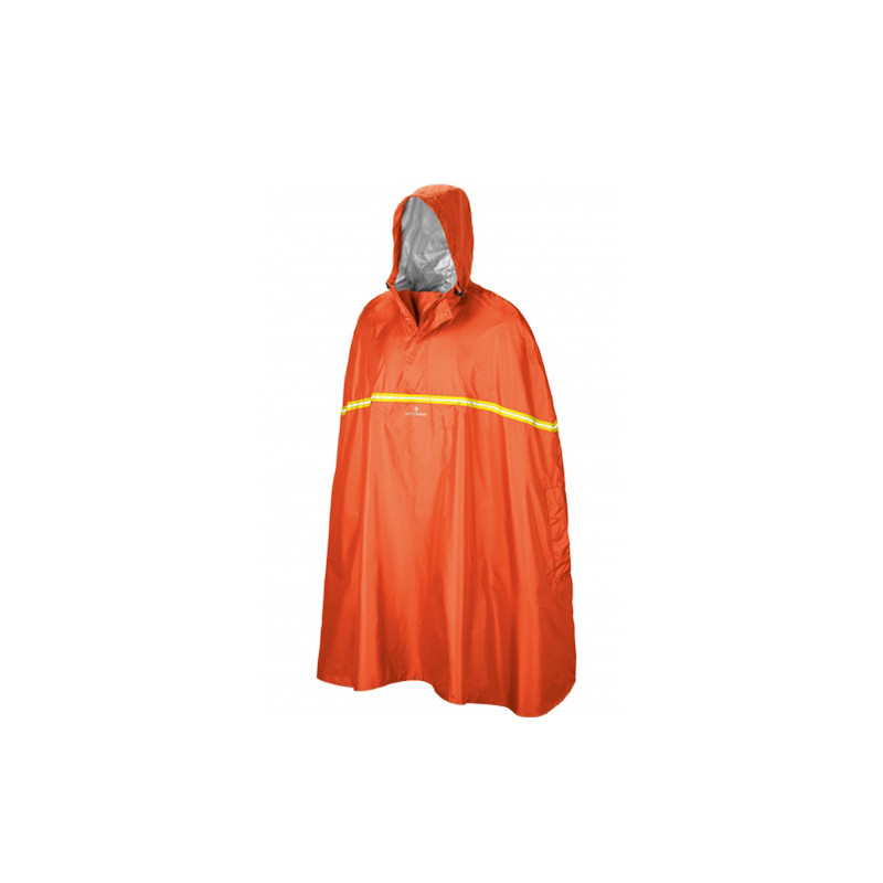 Poncho de pluie idéal vélo orange