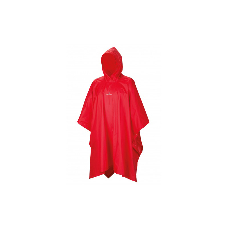 Poncho Long Pour Femme Couleur Rouge Des Andes - Ponchos Et Capes En