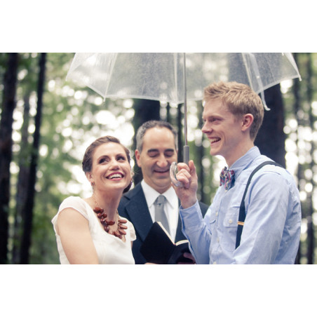 Parapluie transparent tempête