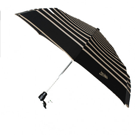 Parapluie pliant imprimé marin ivoire et marine Jean Paul Gaultier