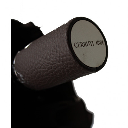 Parapluie pliant homme couleur chocolat CERRUTI 1881
