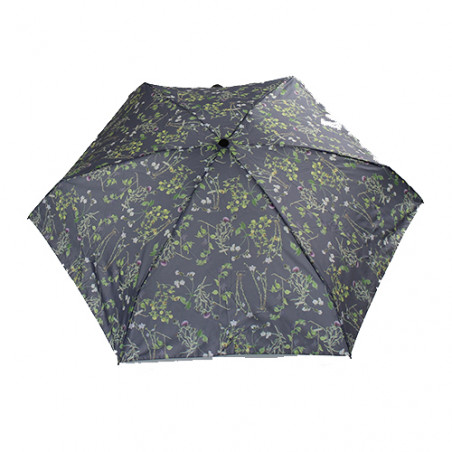 Mini parapluie Pierre Cardin gris motif fleuri