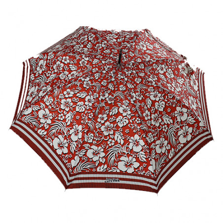 Parapluie canne rouge hawai Jean Paul Gaultier