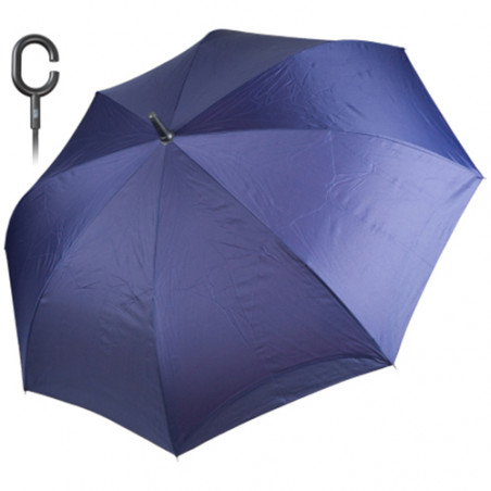 Parapluie inversé bleu et vert