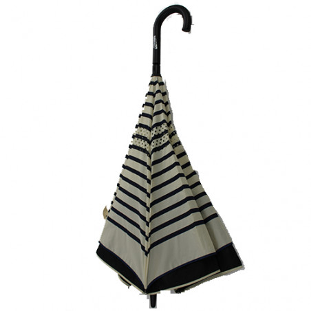 Parapluie inversé marinière Jean Paul Gaultier