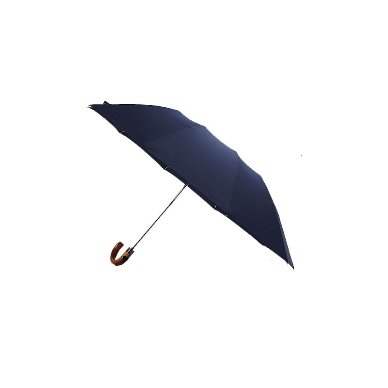 Parapluie pliant bleu marine fabriqué en France