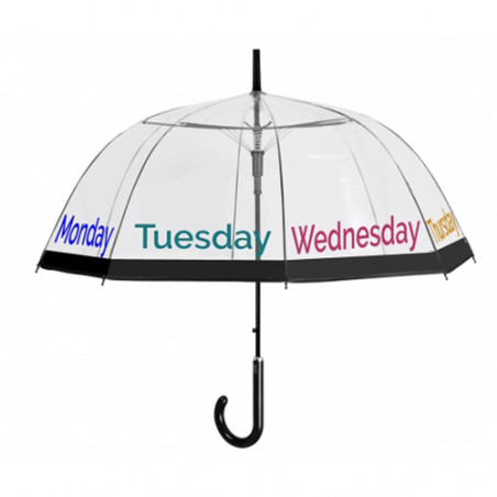 Parapluie dôme transparent original