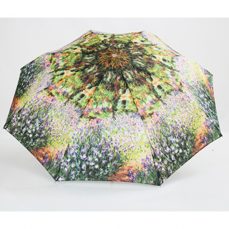 Parapluie pliant jardin en fleurs Giverny