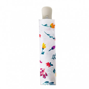 Parapluie Automatique Pliable - Ouverture/fermeture Facile, Design Chat & Fleurs, Ultra Compact !