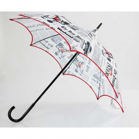 Parapluie pagode journal ancien fabriqué en France