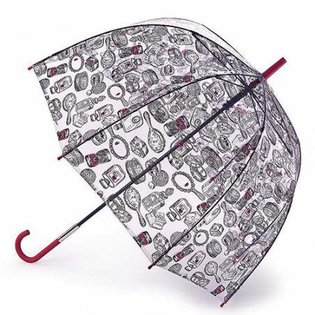 Parapluie cloche transparent boudoir féminin 