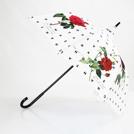 Parapluie forme pagode roses anciennes Chantal Thomass